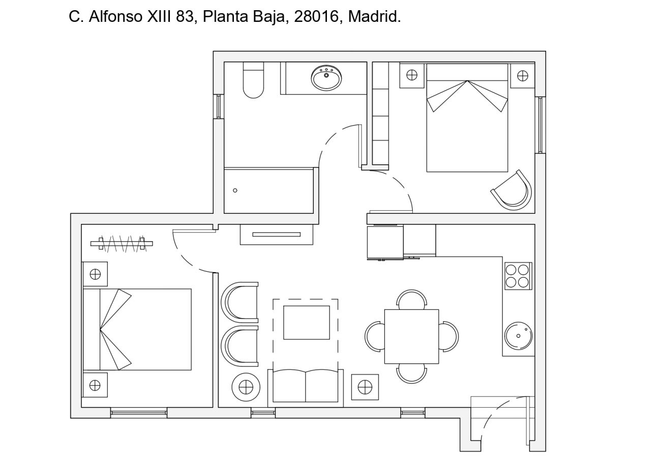 Apartamento em Madrid - GARDEN House Downtown MADRID CENTRO-IFEMA-AEROPUERTO. 2 ROOMS 6 PAX GARDEN Apartamento em Madrid - GARDEN House Downtown MADRID CENTRO-IFEMA-AEROPUERTO. 2 ROOMS 6 PAX GARDEN