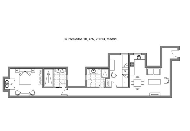 Apartamento em Madrid - Apartment Madrid Downtown Puerta del Sol M (PRE4A) Apartamento em Madrid - Apartment Madrid Downtown Puerta del Sol M (PRE4A)