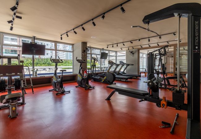 Estúdio em São Paulo - Baixo Augusta cama queen, piscina, academia e garagem Estúdio em São Paulo - Baixo Augusta cama queen, piscina, academia e garagem