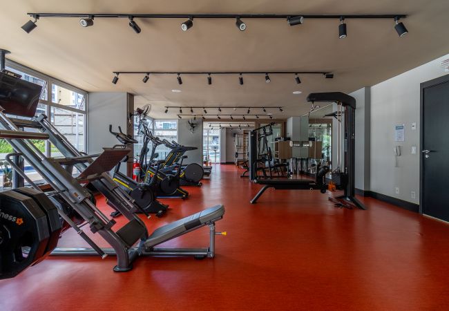 Estúdio em São Paulo - Baixo Augusta cama queen, piscina, academia e garagem Estúdio em São Paulo - Baixo Augusta cama queen, piscina, academia e garagem