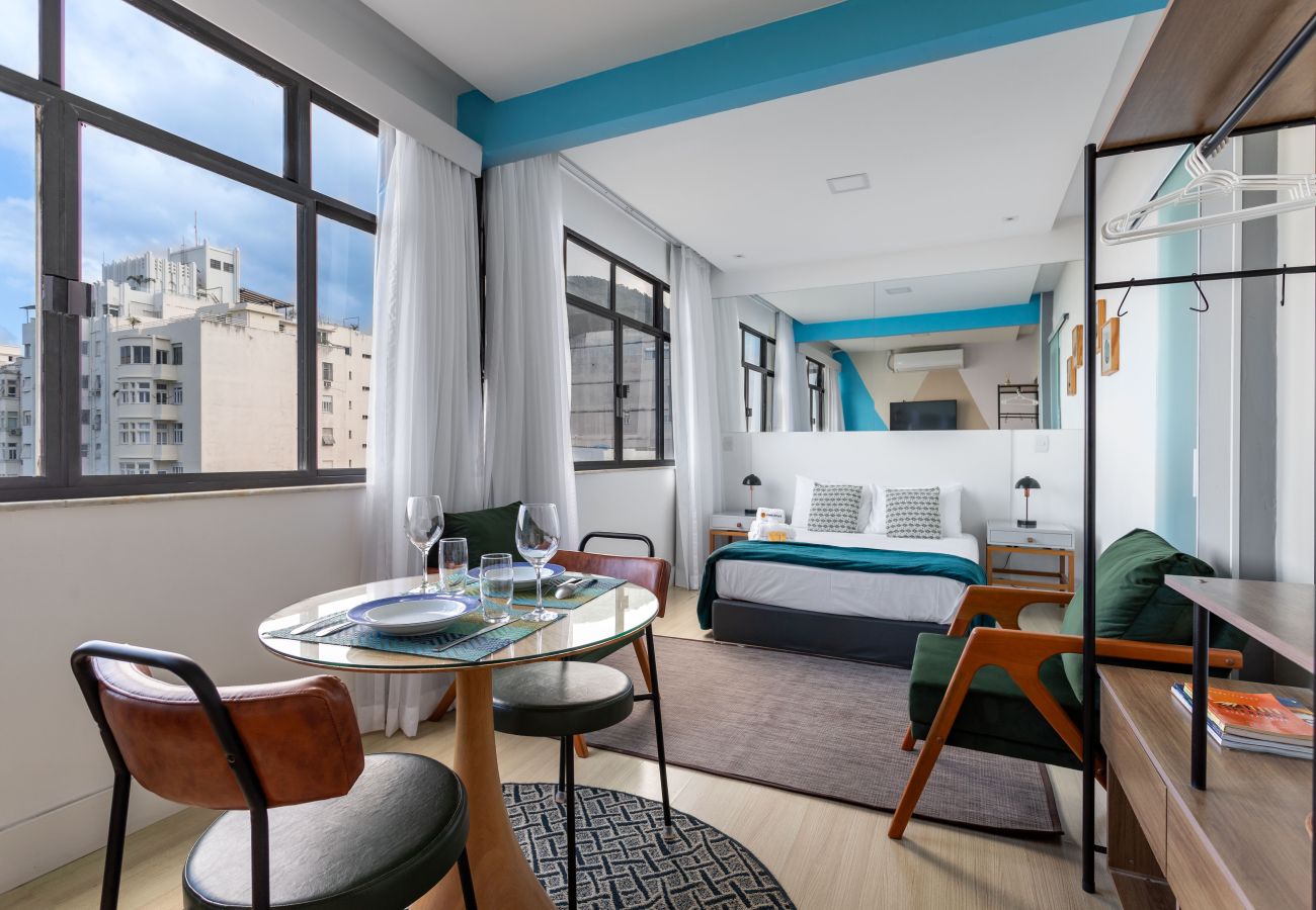 Apartamento em Rio de Janeiro - Vista da praia de Copacabana | NSC1006 Apartamento em Rio de Janeiro - Vista da praia de Copacabana | NSC1006