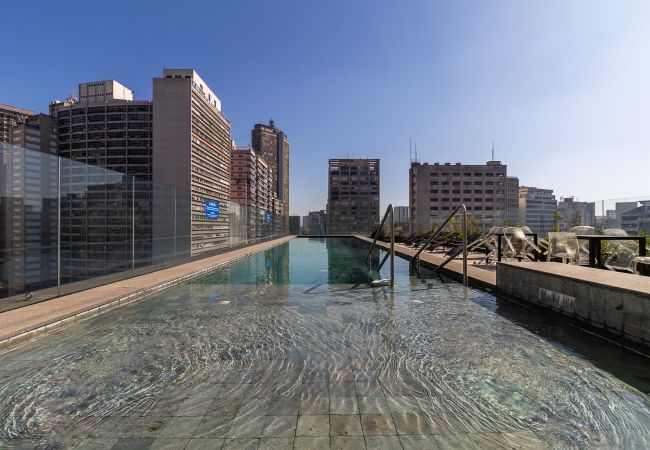 Estúdio em São Paulo -  SSAOLUIZ419  - Charmoso na AV São Luiz ao lado do metrô com piscina Estúdio em São Paulo -  SSAOLUIZ419  - Charmoso na AV São Luiz ao lado do metrô com piscina