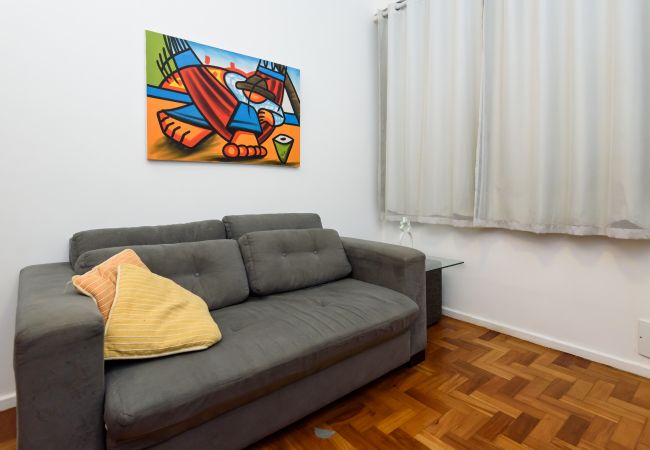 Apartamento em Rio de Janeiro - Sossego em Copa | Vista arborizada | BR1009 Apartamento em Rio de Janeiro - Sossego em Copa | Vista arborizada | BR1009