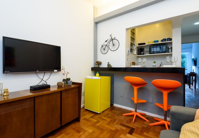 Apartamento em Rio de Janeiro - Sossego em Copa | Vista arborizada | BR1009 Apartamento em Rio de Janeiro - Sossego em Copa | Vista arborizada | BR1009