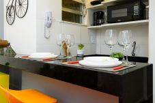 Bancada da cozinha.
