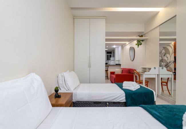 Apartamento em Rio de Janeiro - 3 minutos da praia de Copacabana | DF219 Apartamento em Rio de Janeiro - 3 minutos da praia de Copacabana | DF219