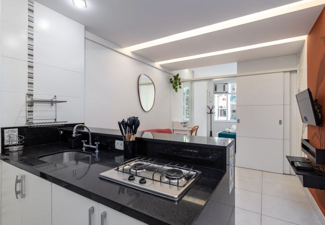Apartamento em Rio de Janeiro - 3 minutos da praia de Copacabana | DF219 Apartamento em Rio de Janeiro - 3 minutos da praia de Copacabana | DF219