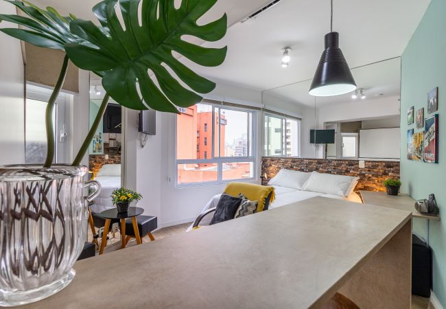 Estúdio em São Paulo -  Av1204 - Studio p/4 hóspedes Rua avanhandava Estúdio em São Paulo -  Av1204 - Studio p/4 hóspedes Rua avanhandava