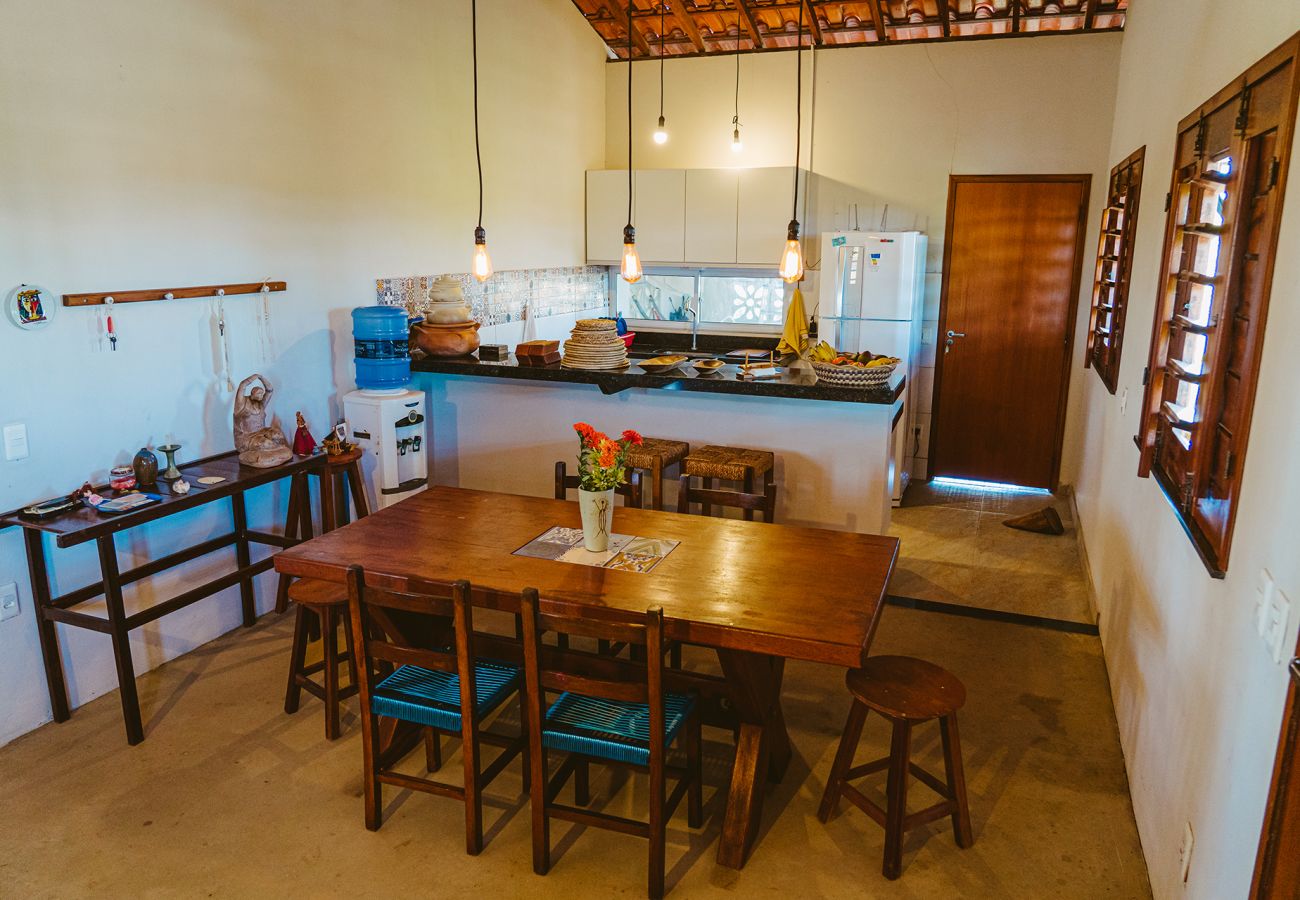 Casa em Luís Correia - Casa ampla c redes de descanso, Praia de Macapá/PI