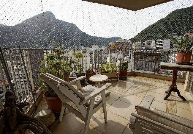 Apartamento em Rio de Janeiro - GOD802| Apto na Lagoa vista para o Cristo Redentor