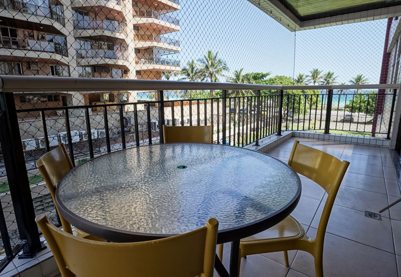 Apartamento em Rio de Janeiro - LUC113| Flat na praia da Barra com piscina e sauna