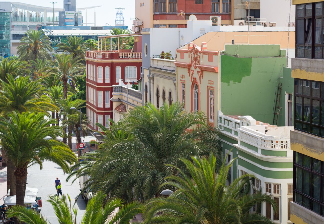 Estúdio em Las Palmas de Gran Canaria - HomeForGuest Estudio Sol Canteras con terraza  Estúdio em Las Palmas de Gran Canaria - HomeForGuest Estudio Sol Canteras con terraza