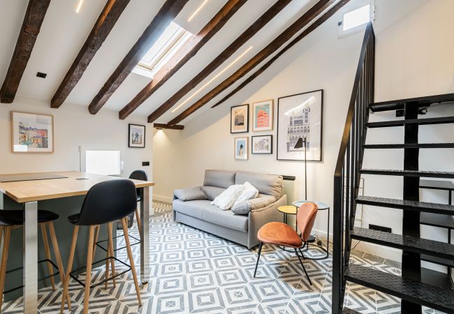 Apartamento em Madrid - Apartamento Rastro de Madrid Cascorro (FCG9)