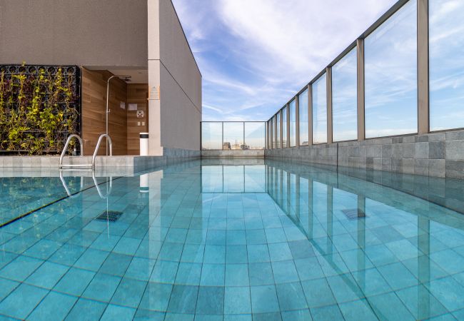 Estúdio em São Paulo - BENTO304  Studio Completo c/ Piscina e Academia Estúdio em São Paulo - BENTO304  Studio Completo c/ Piscina e Academia