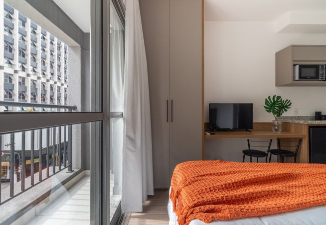 Estúdio em São Paulo - BENTO304  Studio Completo c/ Piscina e Academia Estúdio em São Paulo - BENTO304  Studio Completo c/ Piscina e Academia