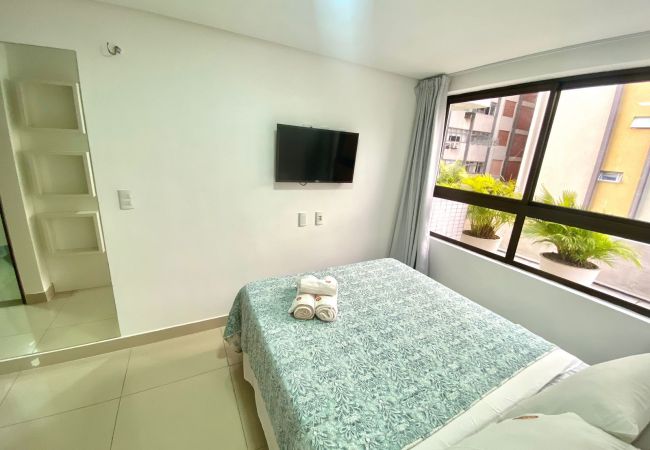 Apart-hotel em João Pessoa - GOLDFLAT CABO BRANCO | 2 Quartos Apart-hotel em João Pessoa - GOLDFLAT CABO BRANCO | 2 Quartos
