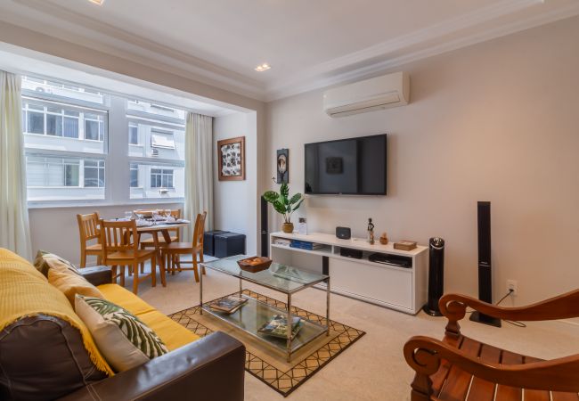 Apartamento em Rio de Janeiro - Vista para o mar, 2 minutos da praia | FMS502 Apartamento em Rio de Janeiro - Vista para o mar, 2 minutos da praia | FMS502