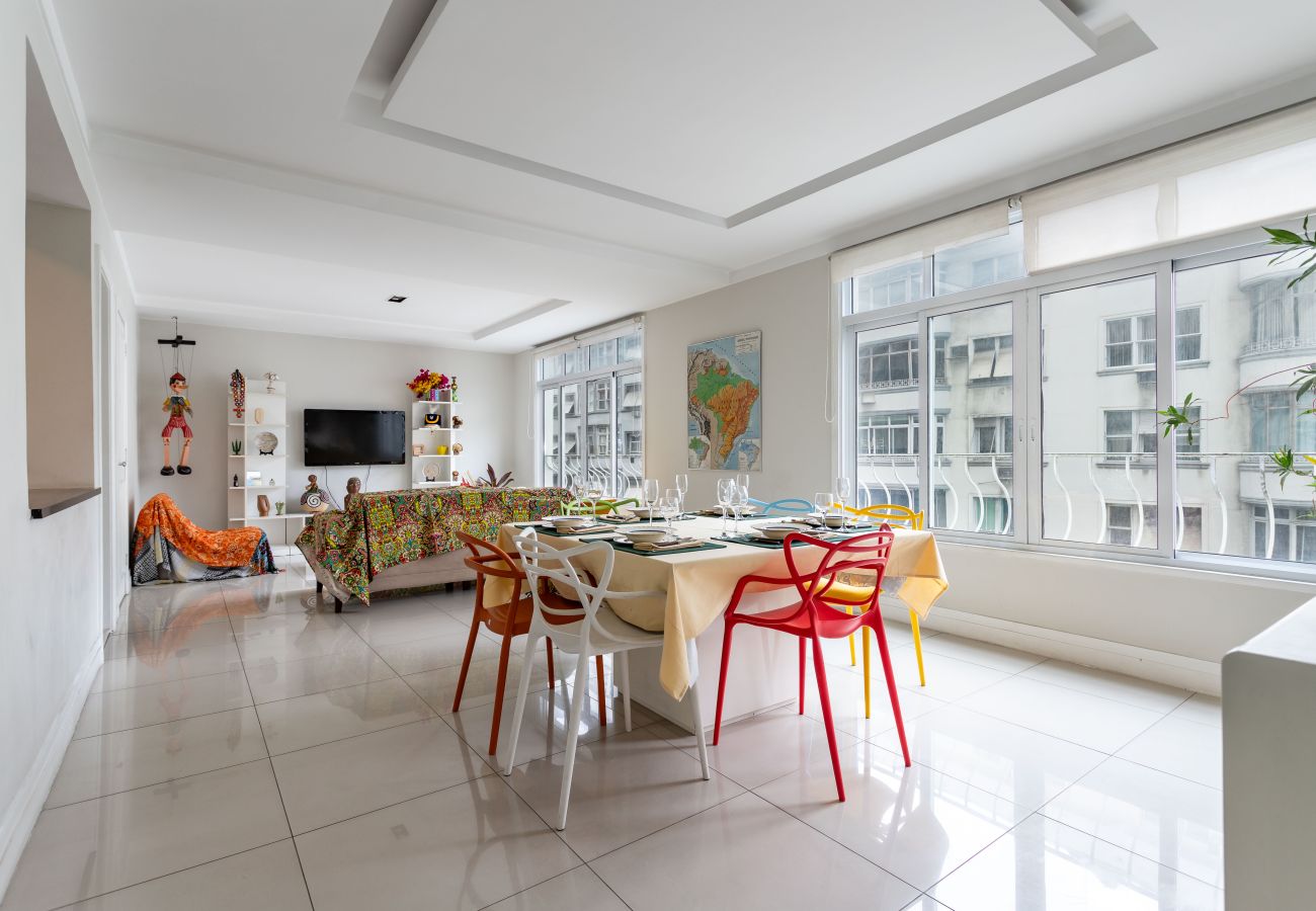 Apartamento em Rio de Janeiro - Para famílias, 3min da praia de Copacabana | SL501 Apartamento em Rio de Janeiro - Para famílias, 3min da praia de Copacabana | SL501