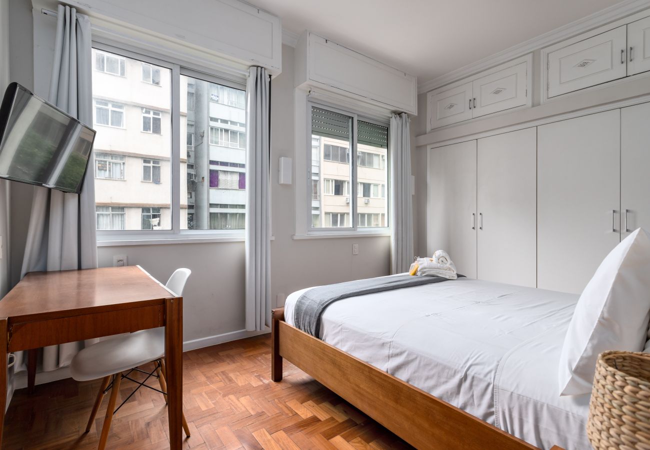 Apartamento em Rio de Janeiro - Para famílias, 3min da praia de Copacabana | SL501 Apartamento em Rio de Janeiro - Para famílias, 3min da praia de Copacabana | SL501
