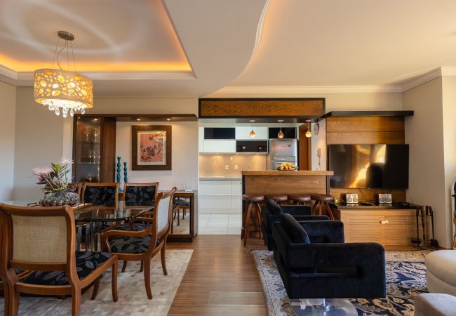 Apartamento em Gramado - 3D (1 suíte) a 400m da R Coberta