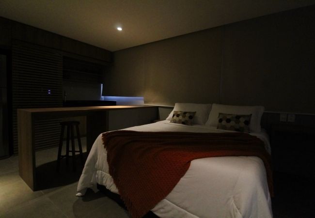 Estúdio em São Paulo - Apto nos Jardins com Ar/Wifi/Piscina Estúdio em São Paulo - Apto nos Jardins com Ar/Wifi/Piscina