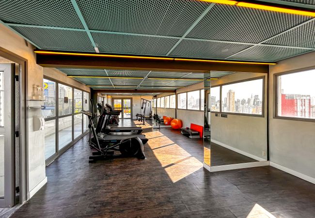 Apartamento em São Paulo - Apto confortável com WiFi no centro da Bela Vista Apartamento em São Paulo - Apto confortável com WiFi no centro da Bela Vista