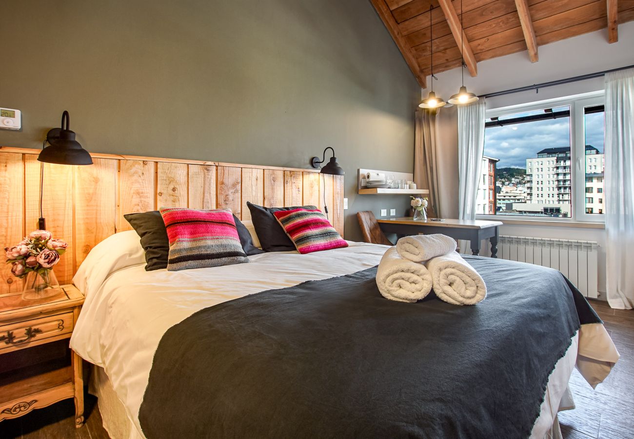 Estúdio em San Carlos de Bariloche - RUSITO no centro da cidade com vista para o lago  Nahuel Huapi