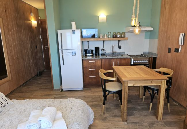 Estúdio em San Carlos de Bariloche -  Apartamento romântico Suíço II com vista para o Lago Nahuel Huapi Estúdio em San Carlos de Bariloche -  Apartamento romântico Suíço II com vista para o Lago Nahuel Huapi