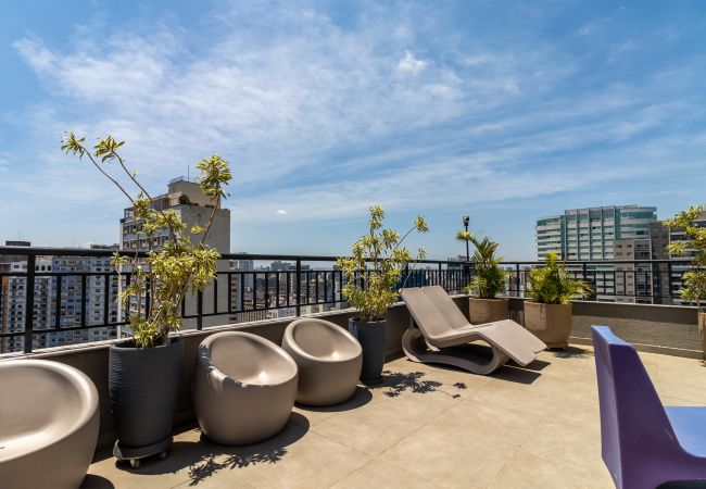 Apartamento em São Paulo - Apto 2 Quartos c/ piscina, academia, lavanderia e rede nas janelas Apartamento em São Paulo - Apto 2 Quartos c/ piscina, academia, lavanderia e rede nas janelas