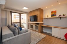 Apartamento em Gramado - Apto 1D no coração de Gramado, a 550m da R Coberta