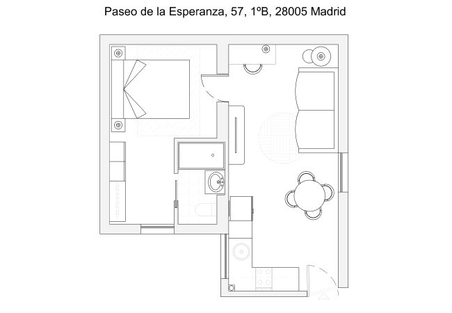 Apartamento em Madrid - Apartamento Moderno en Acacias con Excelente Ubicación en el Centro de Madrid Apartamento em Madrid - Apartamento Moderno en Acacias con Excelente Ubicación en el Centro de Madrid