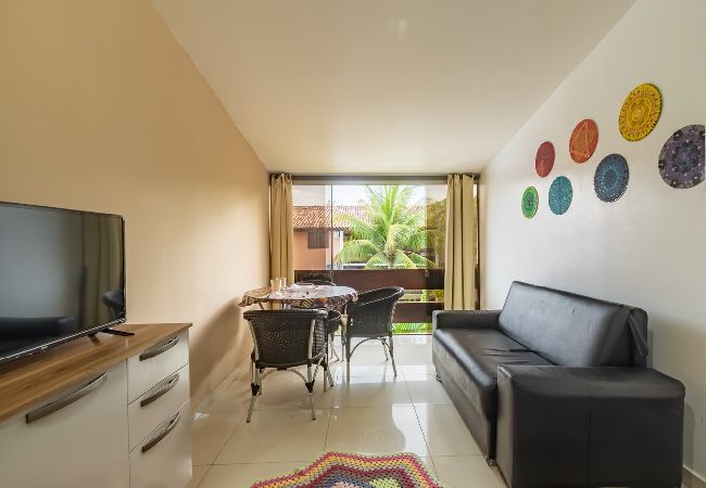 Apartamento em Porto Seguro - Apart-hotel a 400m da Praia de Taperapuan Apartamento em Porto Seguro - Apart-hotel a 400m da Praia de Taperapuan