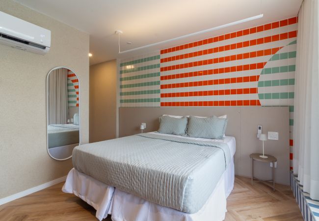 Apartamento em Rio de Janeiro - Vista para o Mar e Varanda com Banheira  | Q4 Apartamento em Rio de Janeiro - Vista para o Mar e Varanda com Banheira  | Q4