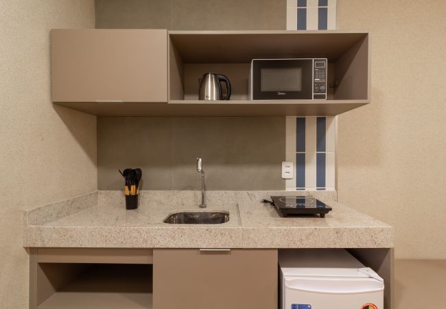 Apartamento em Rio de Janeiro - Vista para o Mar e Varanda com Banheira  | Q4 Apartamento em Rio de Janeiro - Vista para o Mar e Varanda com Banheira  | Q4