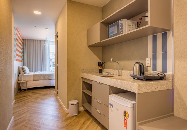 Apartamento em Rio de Janeiro - Vista para o Mar e Varanda com Banheira  | Q4 Apartamento em Rio de Janeiro - Vista para o Mar e Varanda com Banheira  | Q4