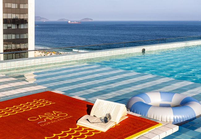 Apartamento em Rio de Janeiro - Vista para o Mar e Varanda com Banheira  | Q4 Apartamento em Rio de Janeiro - Vista para o Mar e Varanda com Banheira  | Q4