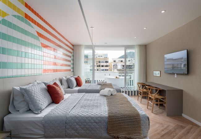 Apartamento em Rio de Janeiro - Vista para o Mar e Varanda com Banheira | Q5 Apartamento em Rio de Janeiro - Vista para o Mar e Varanda com Banheira | Q5