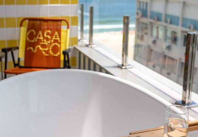Apartamento em Rio de Janeiro - Vista para o Mar e Varanda com Banheira | Q5 Apartamento em Rio de Janeiro - Vista para o Mar e Varanda com Banheira | Q5