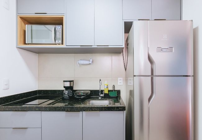 Apartamento em Salvador - Studio moderno à 750m da Praia do Farol da Barra  Apartamento em Salvador - Studio moderno à 750m da Praia do Farol da Barra