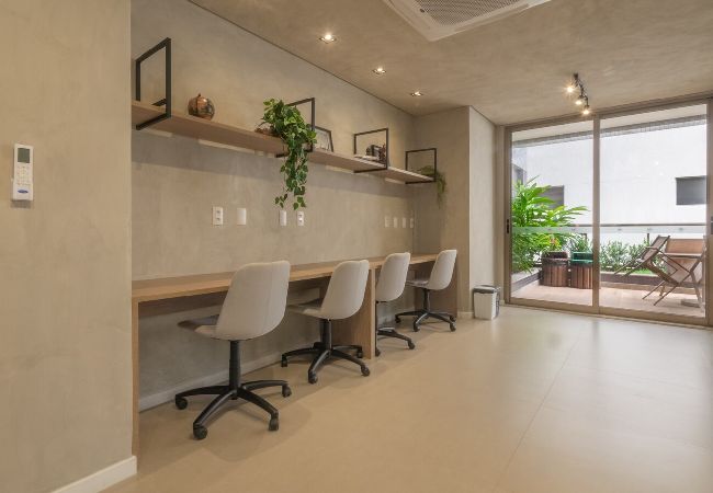 Apartamento em Salvador - Studio moderno à 750m da Praia do Farol da Barra  Apartamento em Salvador - Studio moderno à 750m da Praia do Farol da Barra