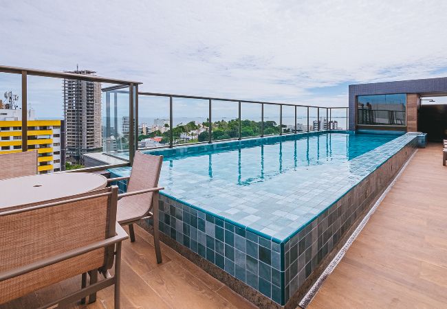 Apartamento em Salvador - Studio moderno à 750m da Praia do Farol da Barra  Apartamento em Salvador - Studio moderno à 750m da Praia do Farol da Barra
