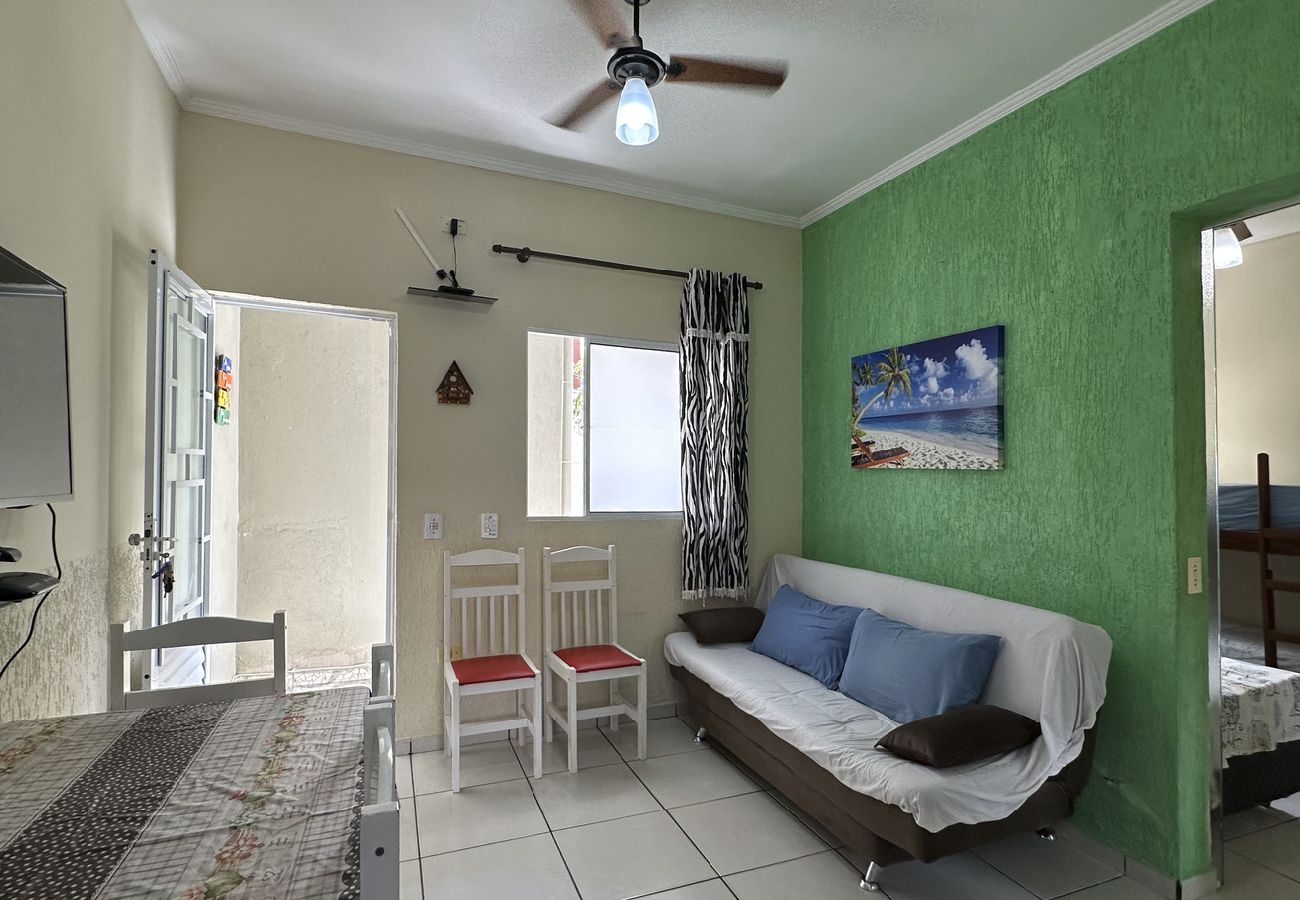 Apartamento em Ubatuba - Apartamento aconchegante c Wi-Fi na Praia do Sapê Apartamento em Ubatuba - Apartamento aconchegante c Wi-Fi na Praia do Sapê