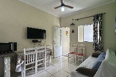 Apartamento em Ubatuba - Apartamento aconchegante c Wi-Fi na Praia do Sapê