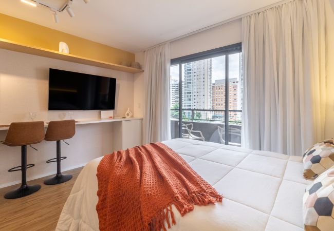 Estúdio em São Paulo - Studio Completo em Perdizes: PUC a um Passo, com Piscina e Fitness Estúdio em São Paulo - Studio Completo em Perdizes: PUC a um Passo, com Piscina e Fitness