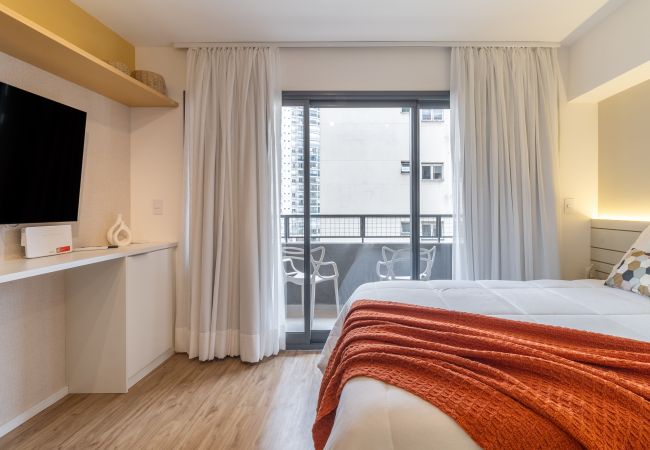 Estúdio em São Paulo - Studio Completo em Perdizes: PUC a um Passo, com Piscina e Fitness Estúdio em São Paulo - Studio Completo em Perdizes: PUC a um Passo, com Piscina e Fitness