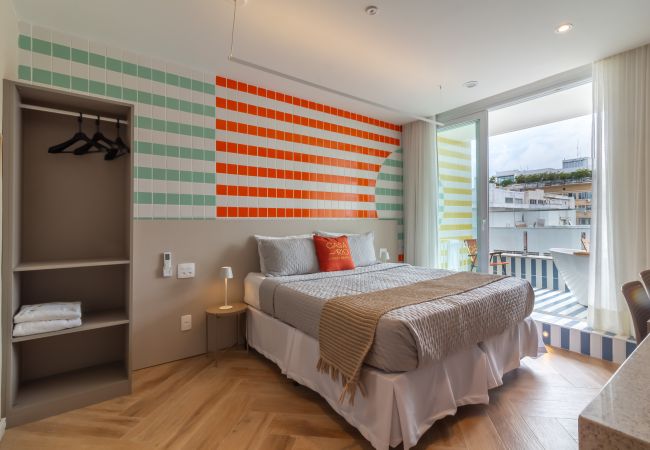 Apartamento em Rio de Janeiro - Vista para o Mar e Varanda com Banheira | Q2