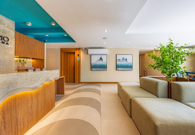 Apartamento em Rio de Janeiro - Vista para o Mar e Varanda com Banheira  | Q3 Apartamento em Rio de Janeiro - Vista para o Mar e Varanda com Banheira  | Q3