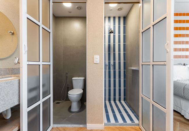 Apartamento em Rio de Janeiro - Vista para o Mar e Varanda com Banheira | Q11 Apartamento em Rio de Janeiro - Vista para o Mar e Varanda com Banheira | Q11