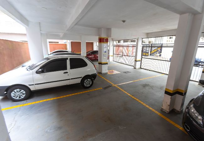 Apartamento em Praia Grande -  Apto a 260m do mar com ar-condicionado e Wi-Fi Apartamento em Praia Grande -  Apto a 260m do mar com ar-condicionado e Wi-Fi