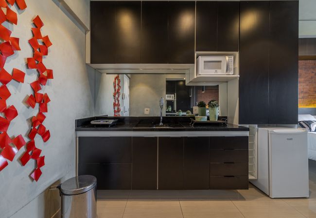 Estúdio em São Paulo - 4hóspedes, piscina, garagem e sauna Estúdio em São Paulo - 4hóspedes, piscina, garagem e sauna